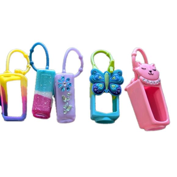 Bath & Body Works PocketBac Holder Lot (5) – Retired Collectibles Cat, Butterfly - Picture 1 of 7